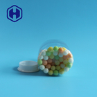حلويات اطفال سناكس بلاستيك للتغليف برطمان دائري صغير الفم